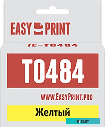 IC-ET0484 T2 C13T048440  Картридж (IC-ET0484) для Epson Stylus Photo R200/R300/RX500/RX600, желтый, с чипом