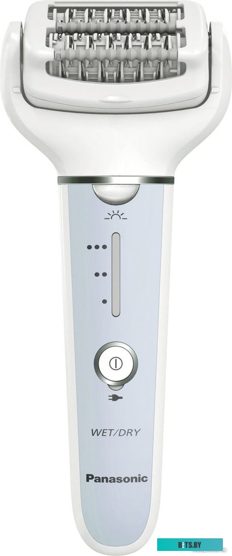 ES-EY90-A520 Эпилятор Panasonic ES-EY90-A520 скор.:3 насад.:10 от аккум. голубой/белый