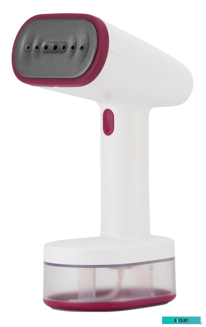 H-HS02890 Отпариватель ручной Hyundai H-HS02890,  белый  / вишневый