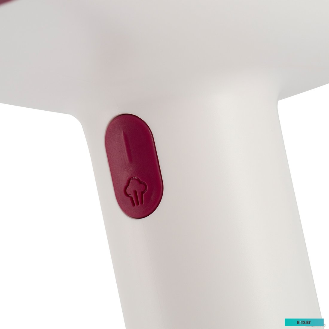 H-HS02890 Отпариватель ручной Hyundai H-HS02890,  белый  / вишневый