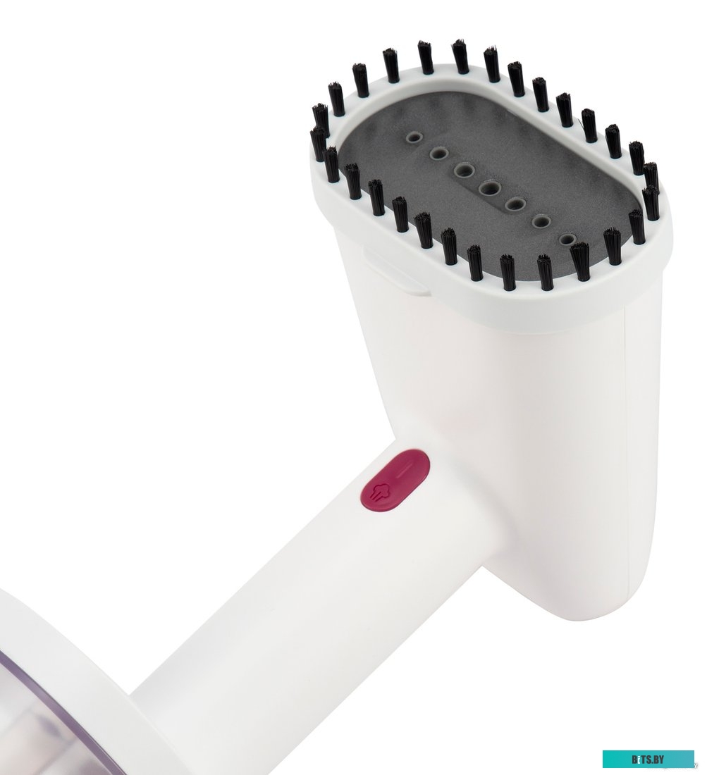 H-HS02890 Отпариватель ручной Hyundai H-HS02890,  белый  / вишневый