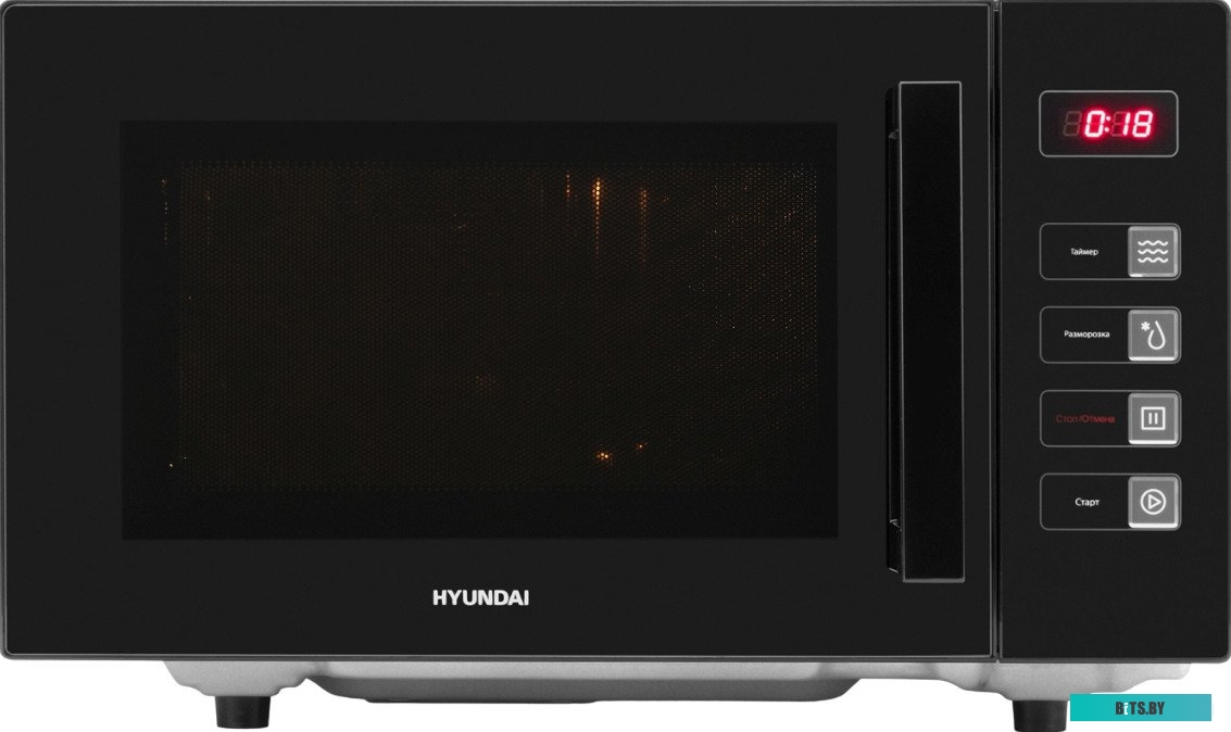 HYM-D3008 Микроволновая Печь Hyundai HYM-D3008 23л. 800Вт черный