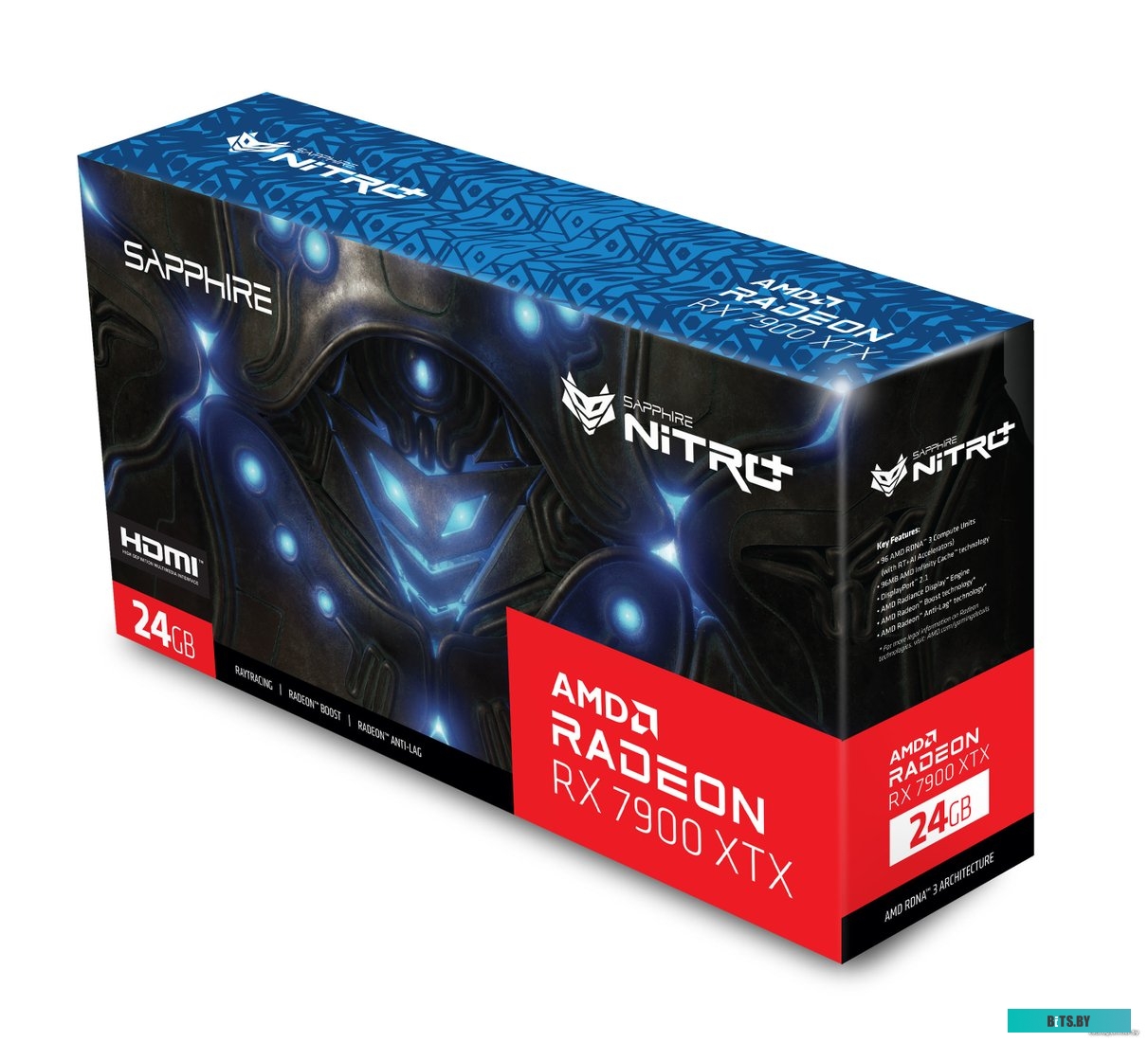 Видеокарта MSI  RX 7900XTX 24576Mb 384 GDDR6 <RX 7900 XTX GAMING TRIO CLASS>