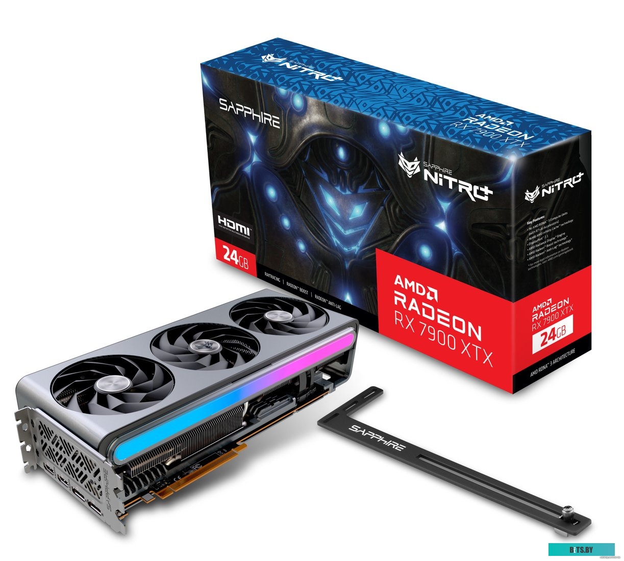 Видеокарта MSI  RX 7900XTX 24576Mb 384 GDDR6 <RX 7900 XTX GAMING TRIO CLASS>