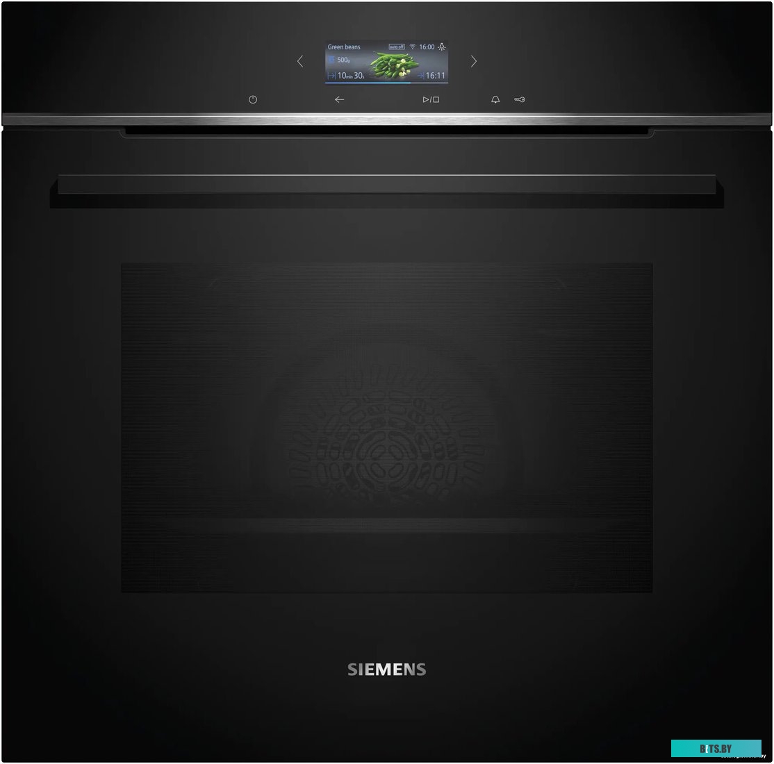 HB734G1B1 Встраиваемый духовой шкаф SIEMENS/ Электрический духовой шкаф с конвекцией, объем 71 л, 13 режимов, очистка каталитическая + паровая, направ