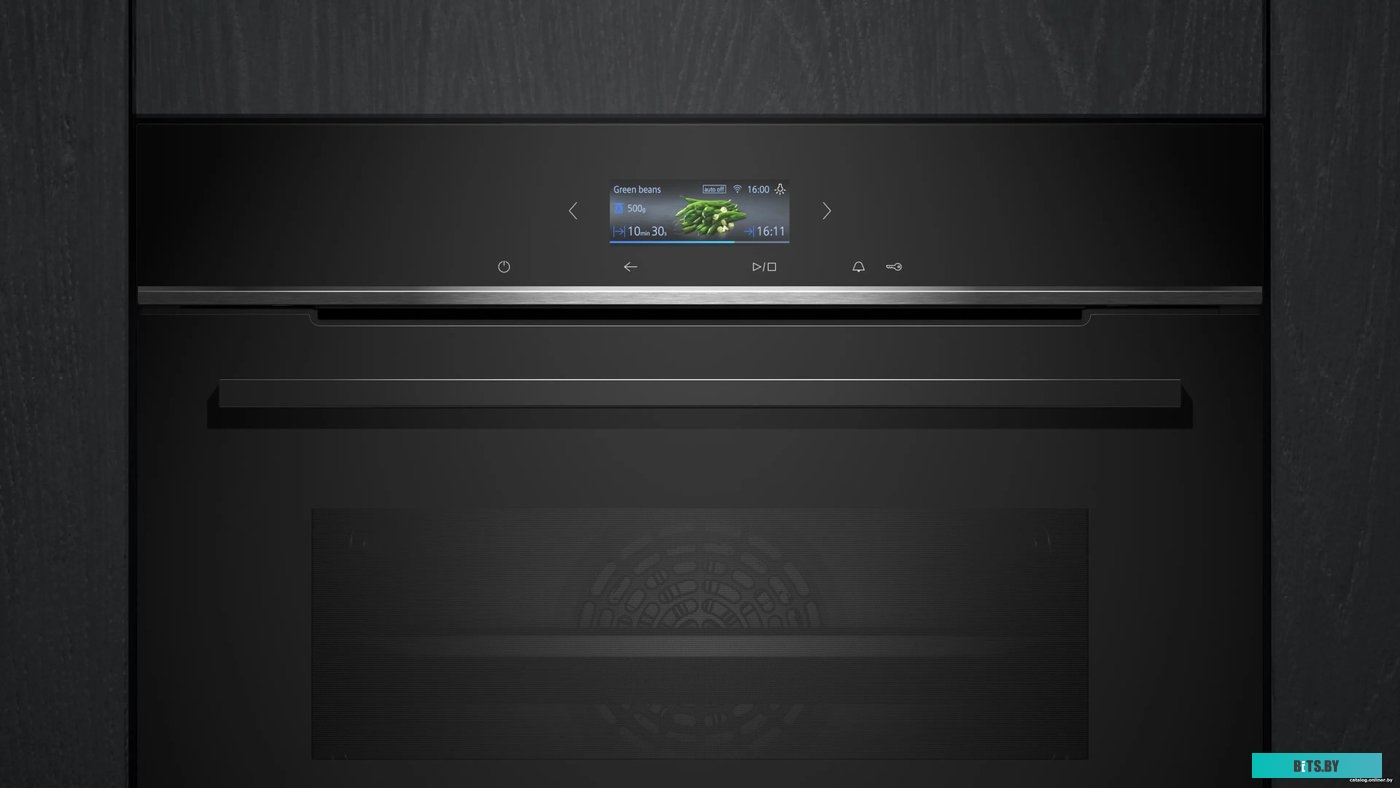 HB734G1B1 Встраиваемый духовой шкаф SIEMENS/ Электрический духовой шкаф с конвекцией, объем 71 л, 13 режимов, очистка каталитическая + паровая, направ