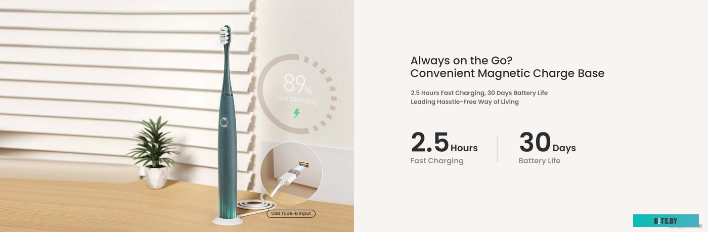 зеленыйЗубная щетка электрическая Oclean Air 2 T зеленый