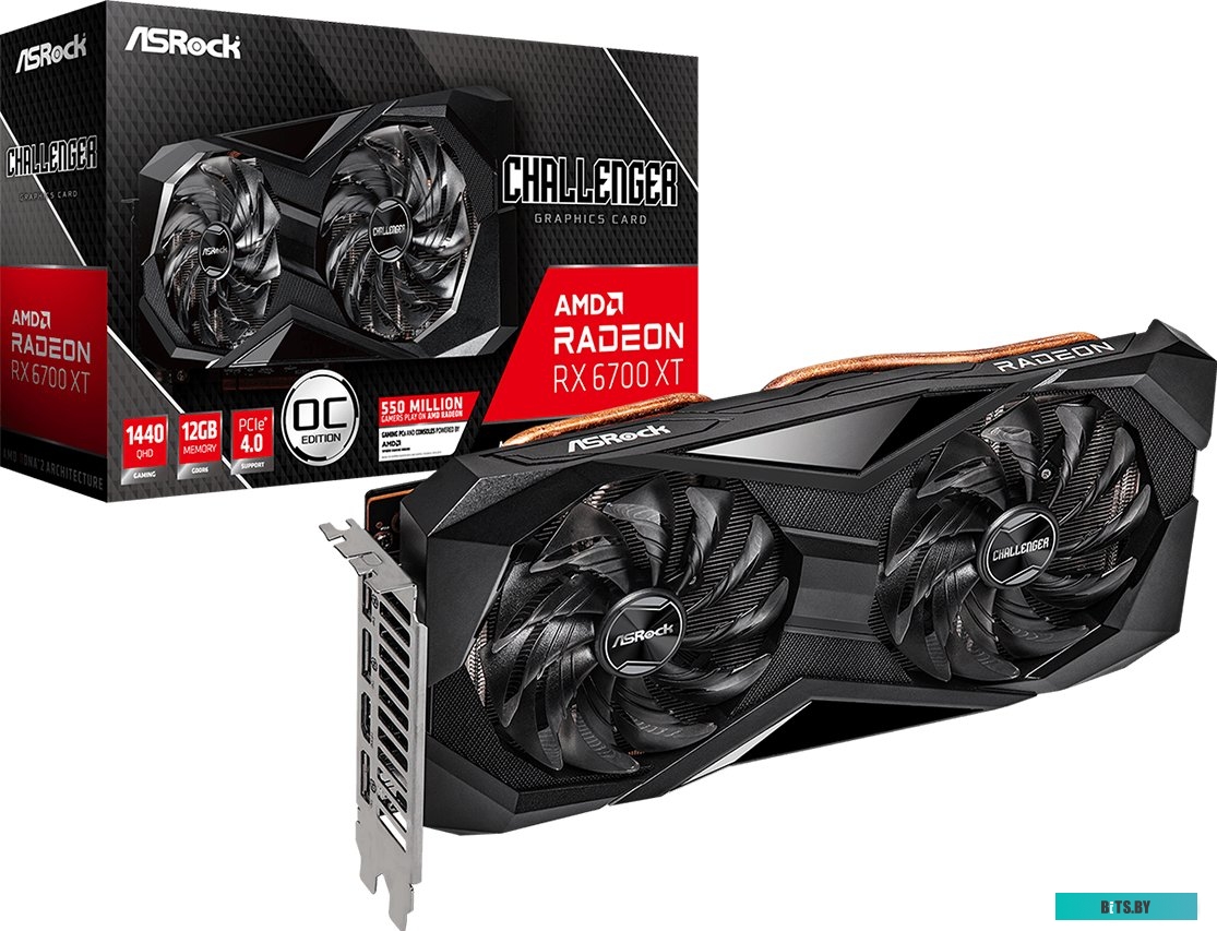 ASRock Radeon RX 6700 XT Challenger D 12GB GDDR6 OC RX6700XT CLD 12GO