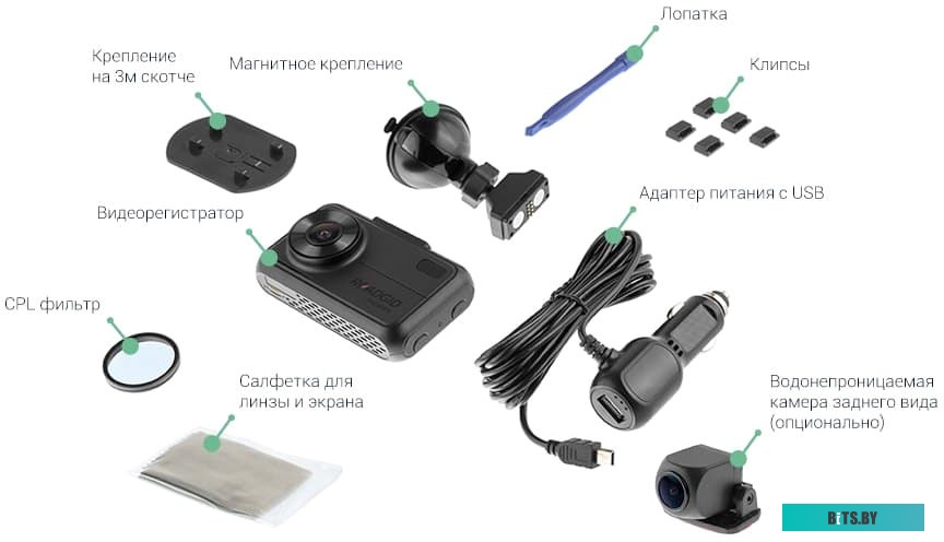 Видеорегистратор-радар детектор (2в1) Roadgid Premier 2CH <1044915>