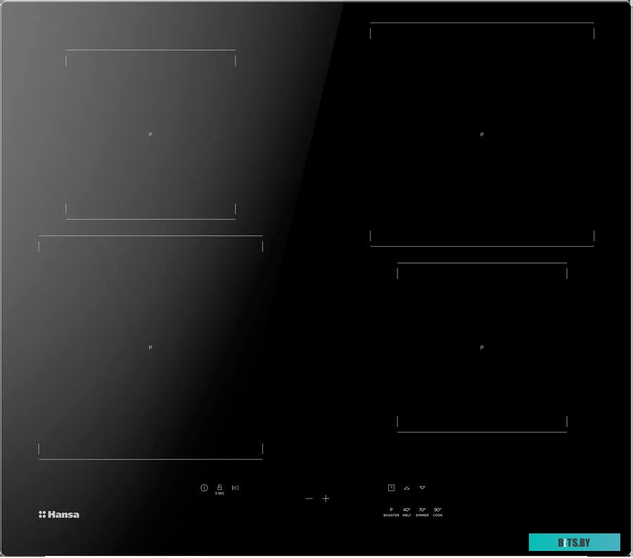 BHI67506 Индукционная варочная поверхность Hansa BHI67506 черный