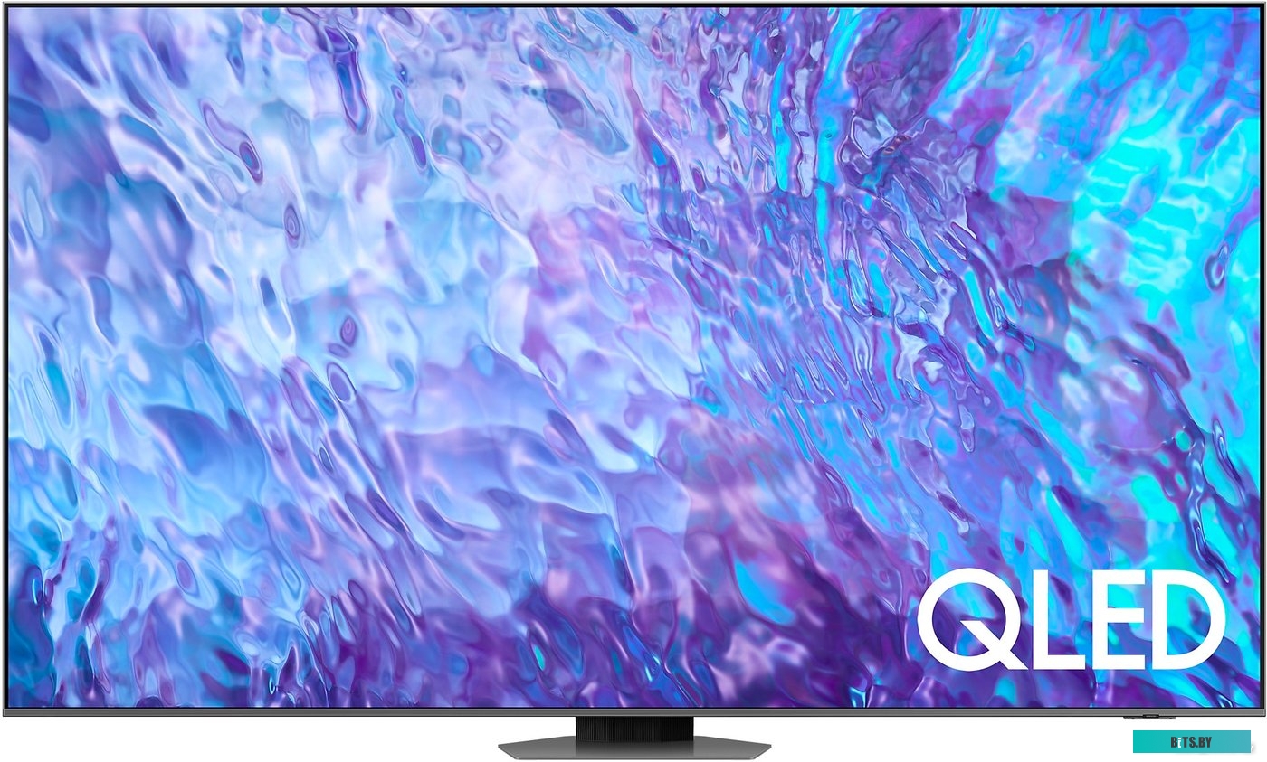 QE98Q80CAUXCE Телевизор QLED Samsung 98" QE98Q80CAUXCE Series 9 черный 4K Ultra HD 120Hz DVB-T2 DVB-C DVB-S2 USB WiFi Smart TV
