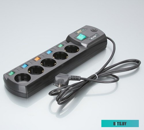 Сетевой фильтр (удлинитель) Most ERG 2 м (черный)