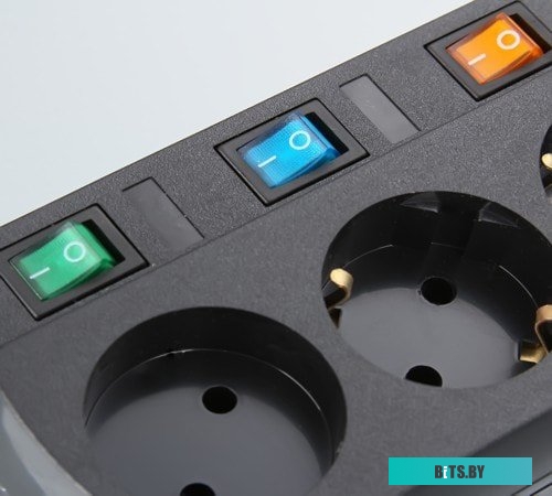 Сетевой фильтр (удлинитель) Most ERG 2 м (черный)