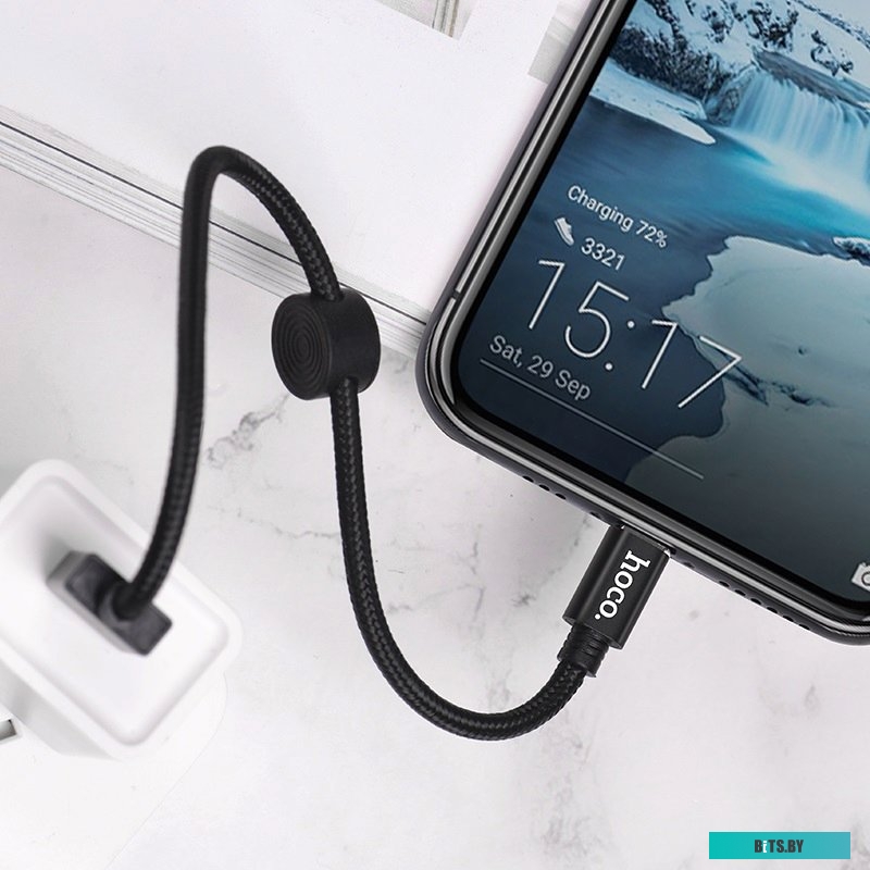 Кабель Hoco X35 USB Type-A - USB Type-C (0.25 м, черный)