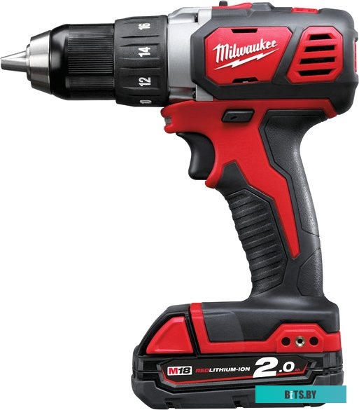 Milwaukee M18 BDD-202C 4933443555 (с 2-мя АКБ, кейс)