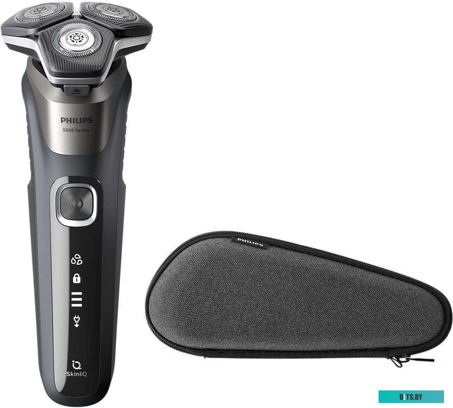 S5887/30 Бритва роторная Philips S5887/30 реж.эл.:3 питан.:аккум. серый/серебристый