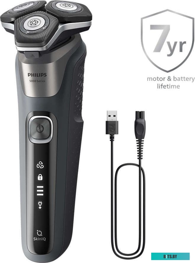 S5887/30 Бритва роторная Philips S5887/30 реж.эл.:3 питан.:аккум. серый/серебристый