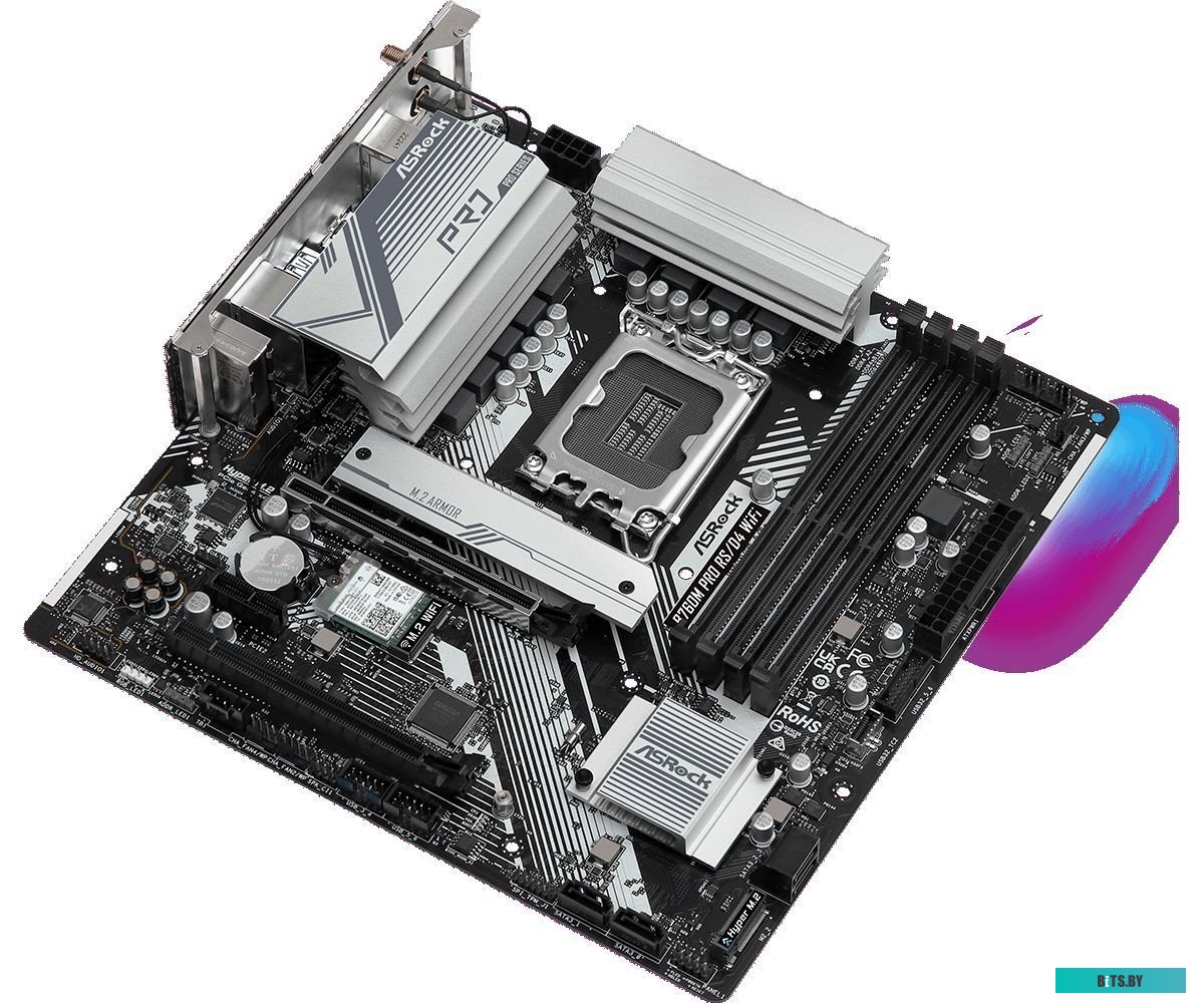 Материнская плата ASRock B760M Pro RS/D4 WiFi