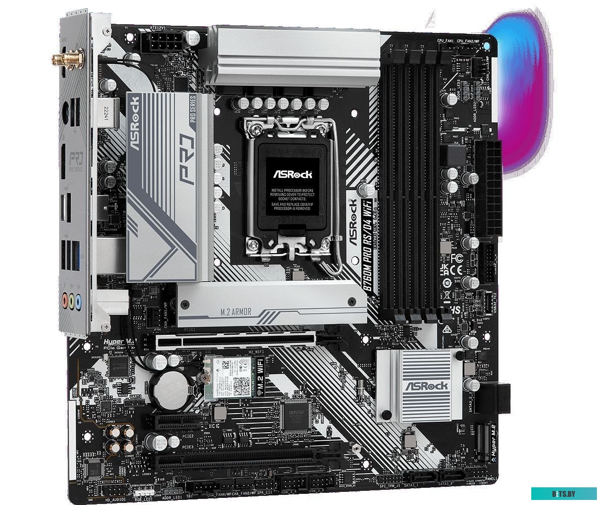 Материнская плата ASRock B760M Pro RS/D4 WiFi