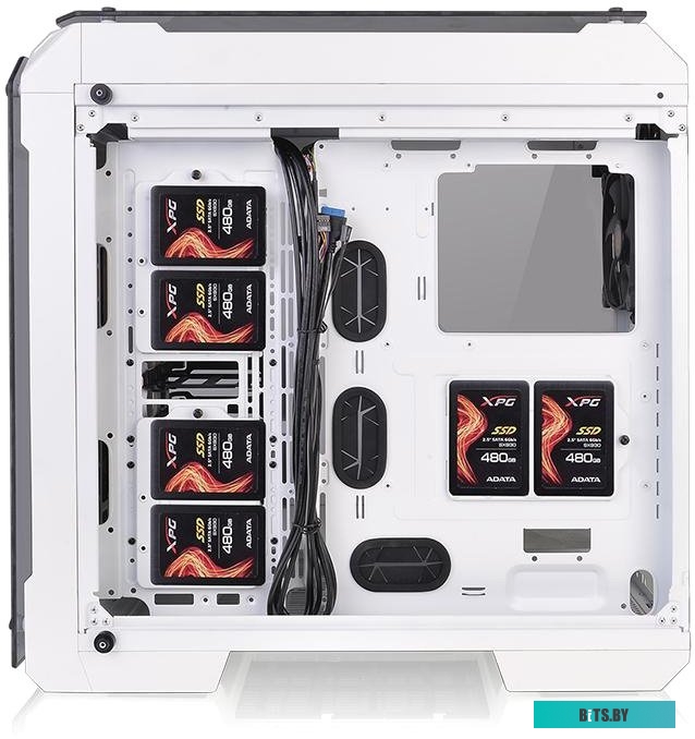 Корпус Thermaltake View 71 Tempered Glass Snow Edition <CA-1I7-00F6WN-00>
