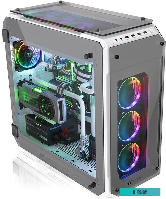 Корпус Thermaltake View 71 Tempered Glass Snow Edition <CA-1I7-00F6WN-00>