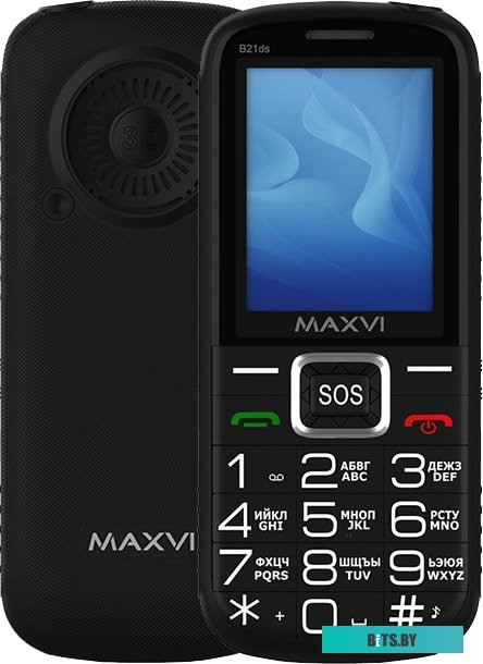 Мобильный телефон Maxvi B21ds (черный)