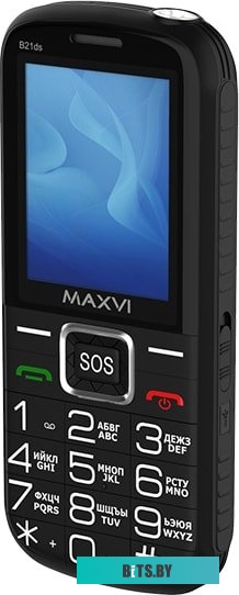 Мобильный телефон Maxvi B21ds (черный)