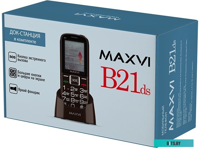 Мобильный телефон Maxvi B21ds (черный)
