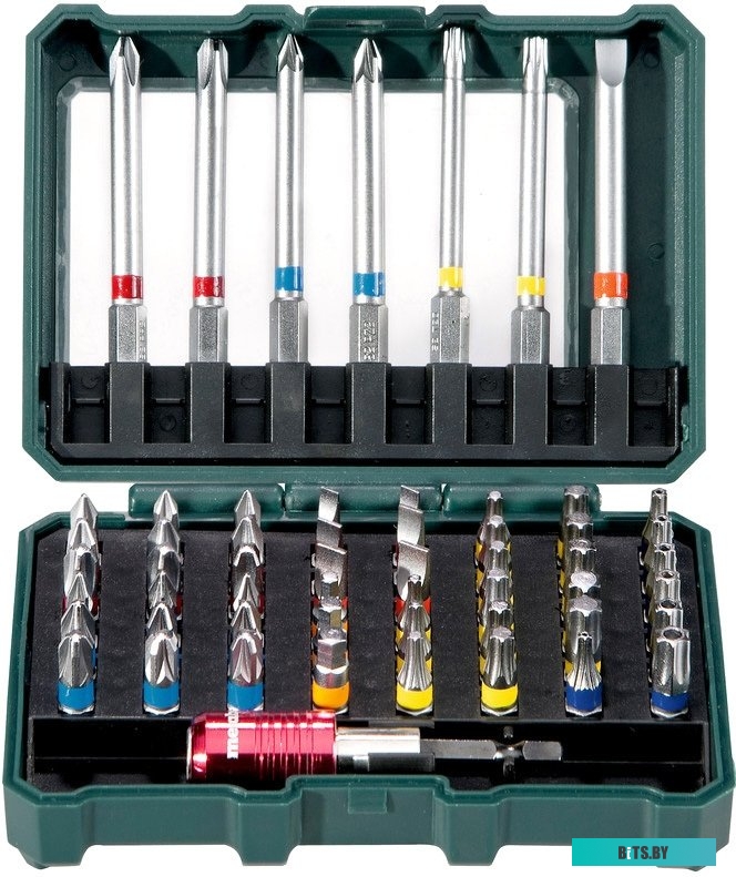 626702000 Набор бит Metabo 626702000 (56 предметов) для шуруповертов/дрелей