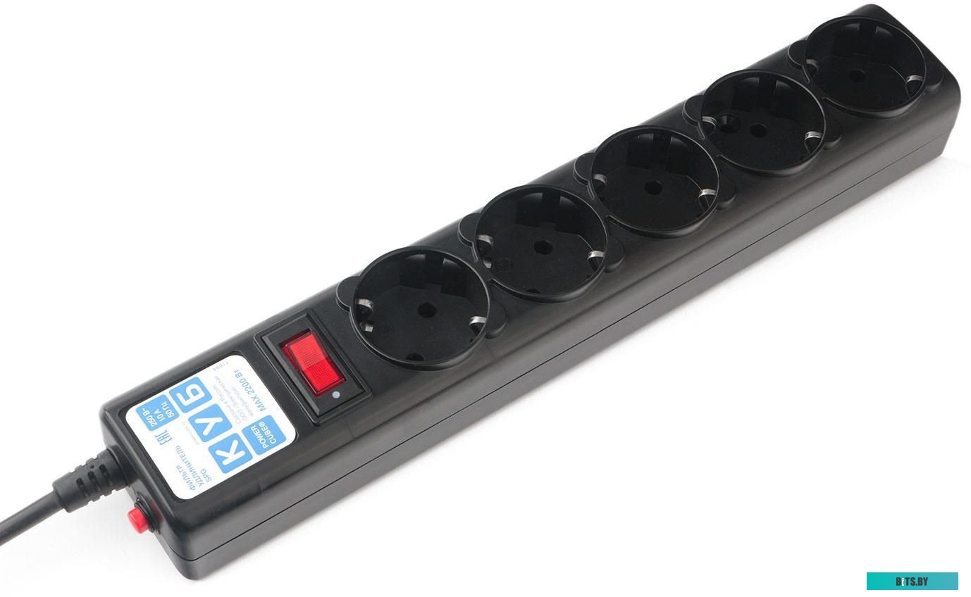 SPG5-C-10 Сетевой фильтр Energenie Сетевой фильтр SPG5-C-10 3m. 16А. черный