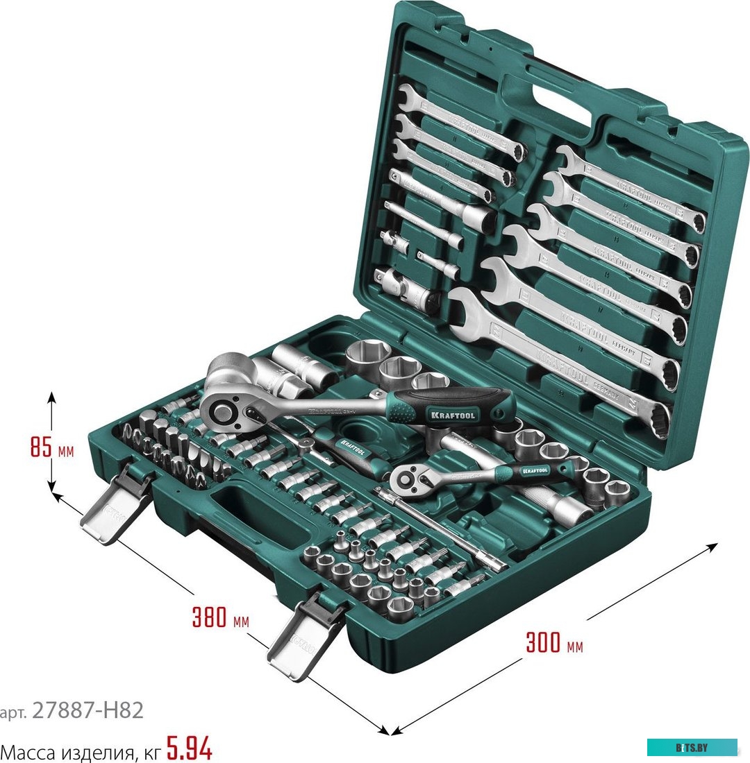 27887-H82, 27887-H82_z03 KRAFTOOL 27887-H82 (82 предмета)