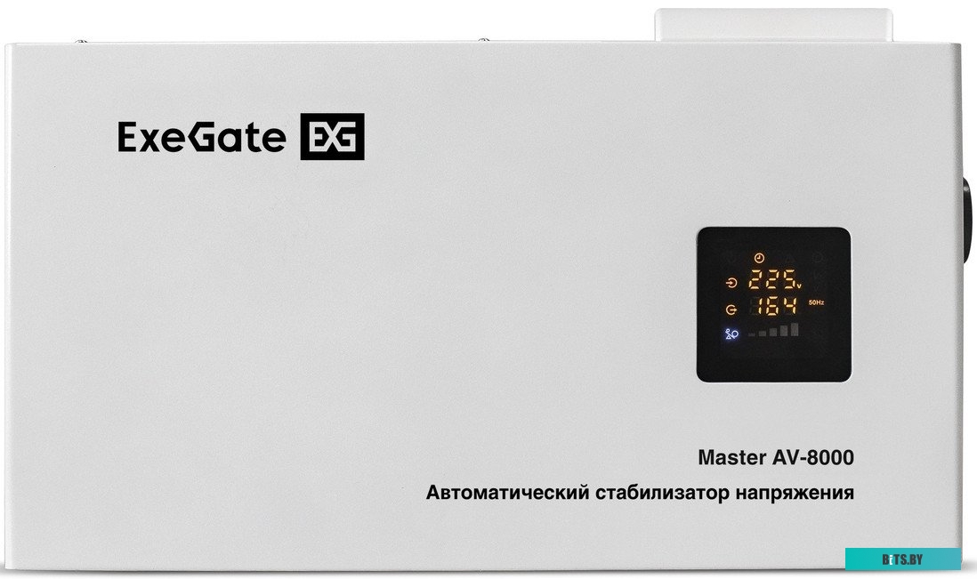 EX291724RUS Стабилизатор напряжения ExeGate Expert AS-3000 (3000ВА, вход 140-260В, двойная цифр. индикация вход/вых. напряжения, выход 220В±8%, КПД 98