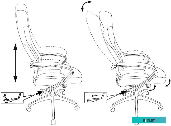Офисное кресло (Стул) Бюрократ CH-608Fabric (темно-синий) <CH-608/FABRIC-DBLUE>