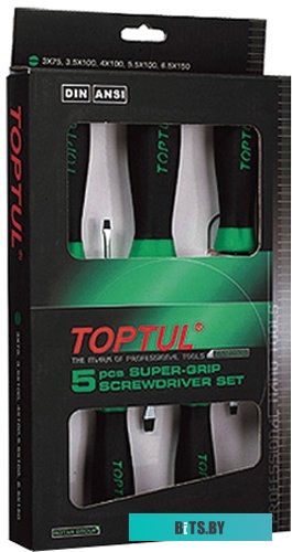 Набор отверток Toptul GAAE0503 (5 предметов)