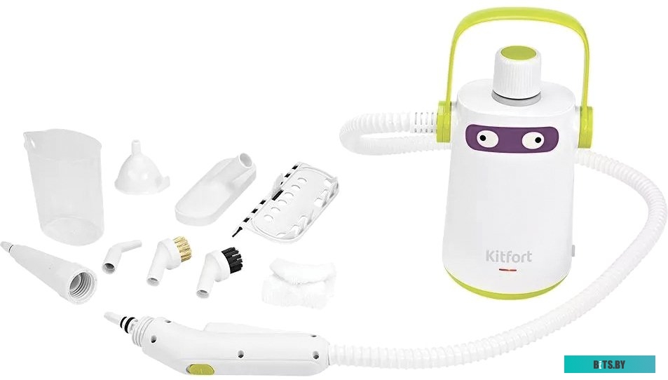 KT-9109-2 Пароочиститель Kitfort KT-9109-2 (бело-салатовый)