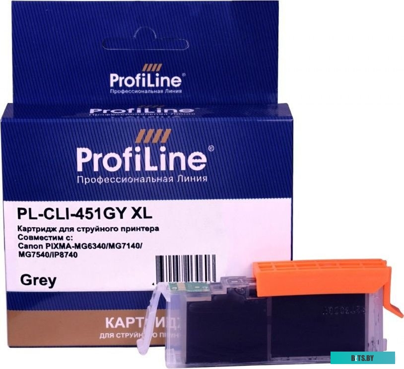 Картридж струйный совместимый ProfiLine PL-CLI-451GY XL 6476B001