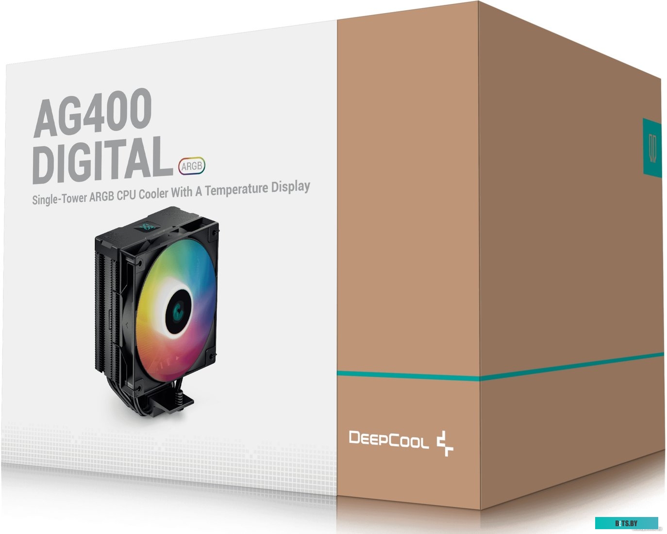 Кулер для процессора DeepCool AG400 Digital ARGB BK R-AG400-BKADMN-G-1