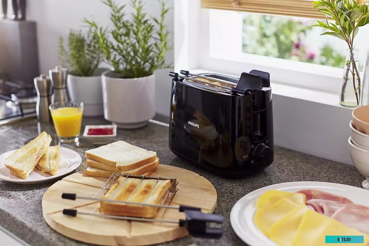 HD2583/90 Тостер PHILIPS HD2583/90,  черный