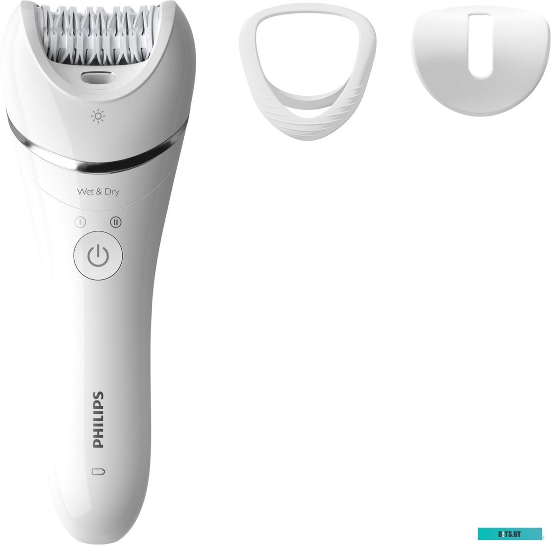 BRE700/00 Эпилятор Philips BRE700/00 скор.:2 насад.:3 от аккум. белый