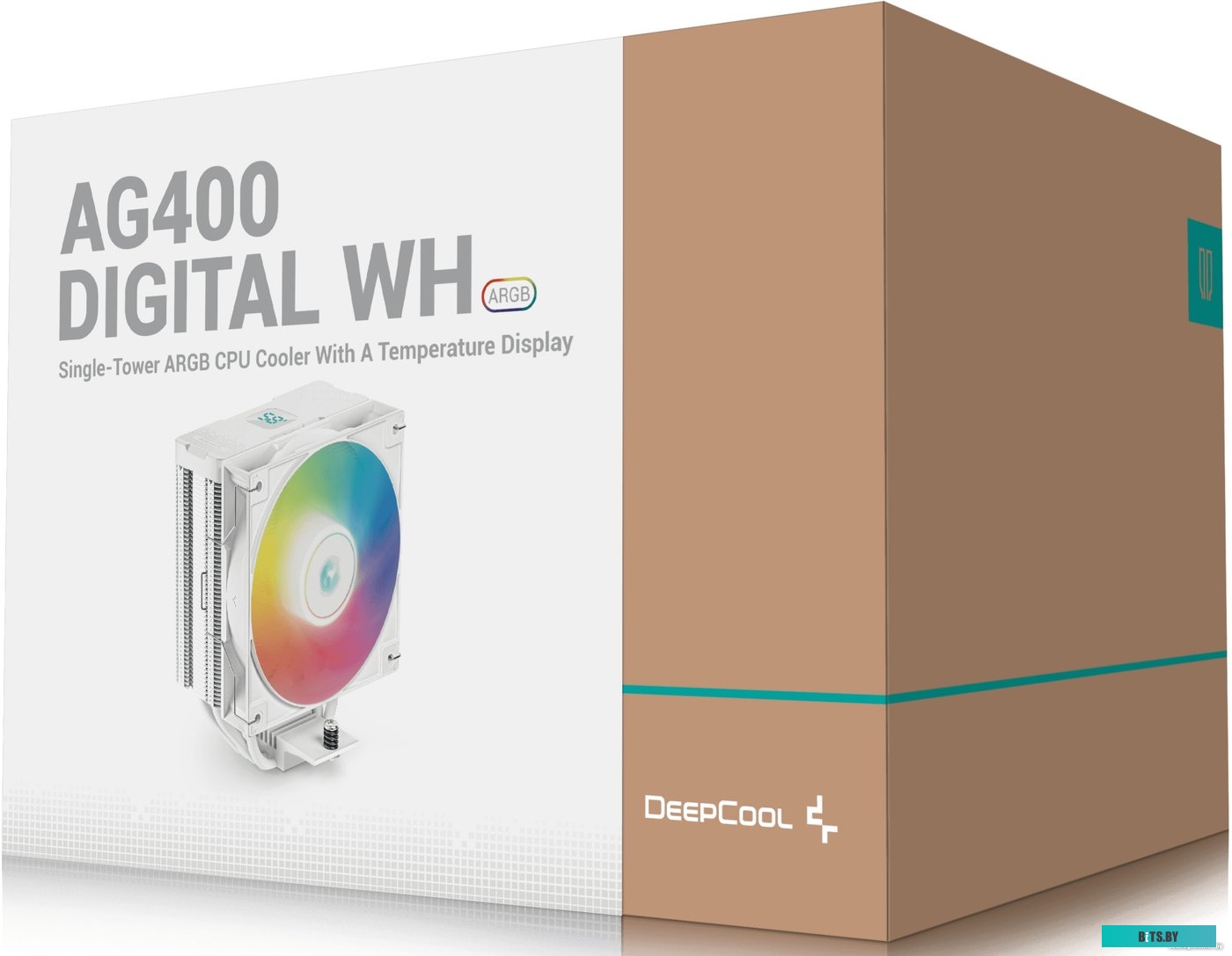 Кулер для процессора DeepCool AG400 Digital ARGB WH R-AG400-WHADMN-G-1