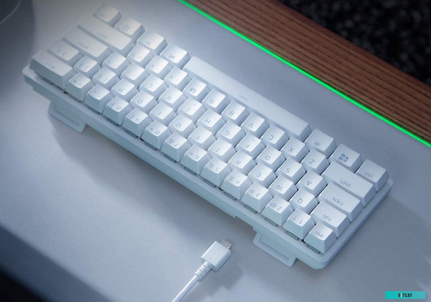 Клавиатура Razer Huntsman Mini Clicky (белый) <RZ03-03390300-R3M1>