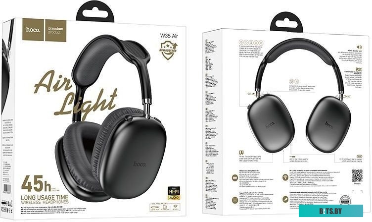 W35 Air черный Беспроводные наушники Hoco W35 Air (черный)