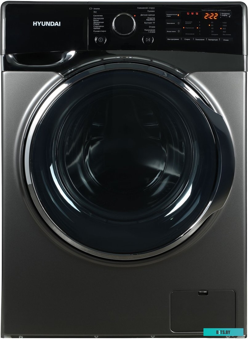 WFE8408 DARK GRAY Стиральная машина Hyundai WFE8408 Dark Gray класс: A+++ загр.фронтальная макс.:8кг черный
