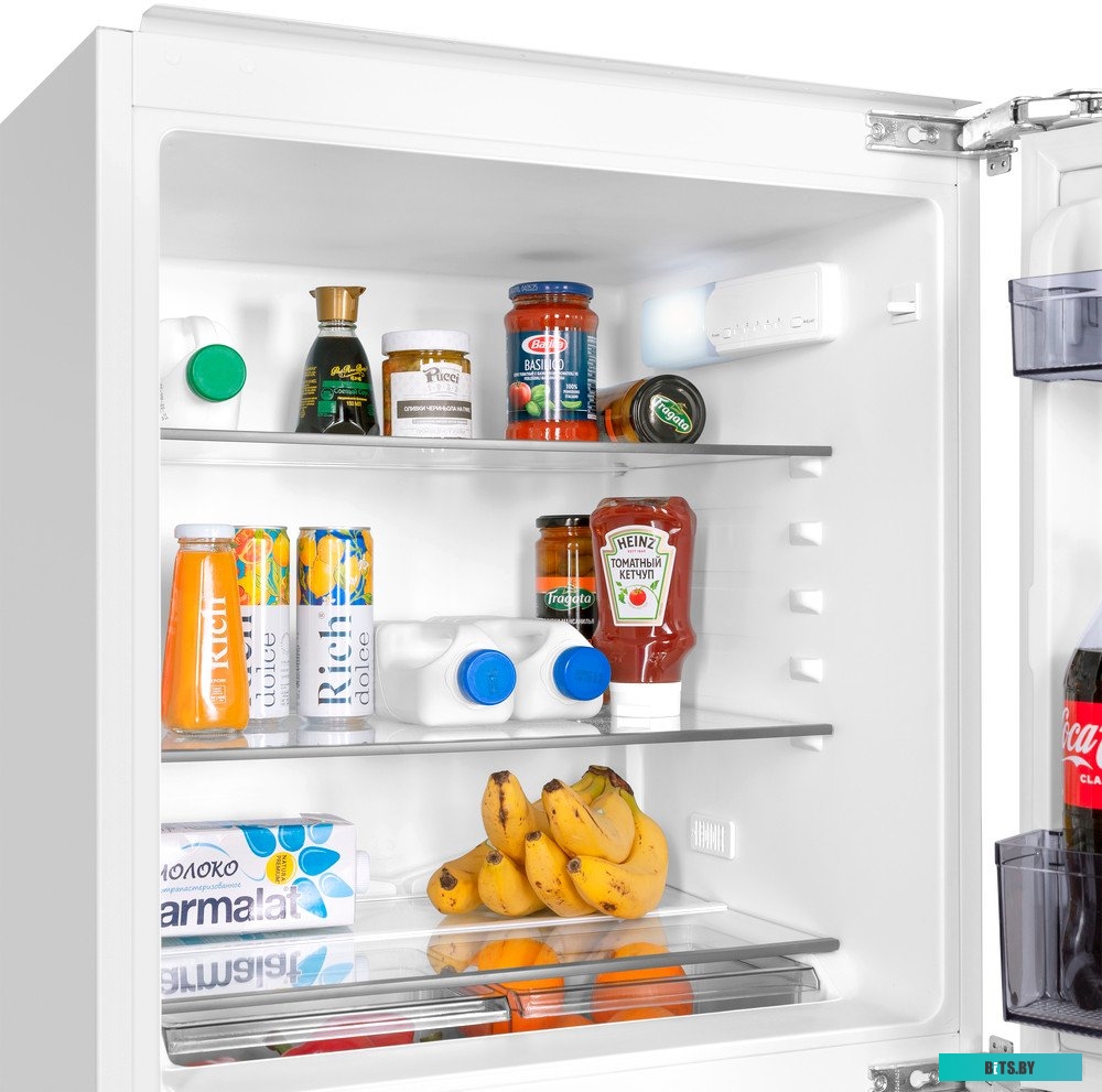 MBL88SWGR Холодильник встраиваемый MAUNFELD/ Холодильник встраиваемый MAUNFELD, без морозильной камеры, объем 137 л, полезный объем 135 л, стандартный