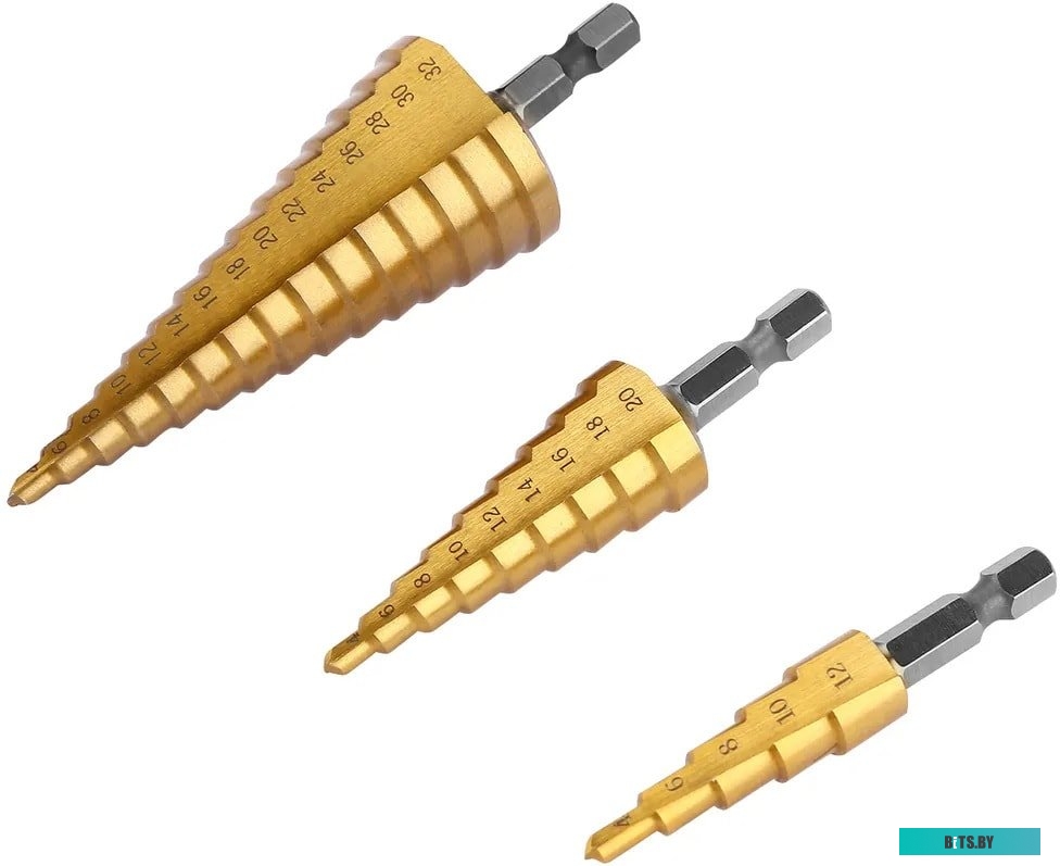 065-0533 Набор сверл DEKO SD03,  по металлу,  шестигранный (1/4HEX - E),  3шт [065-0533]
