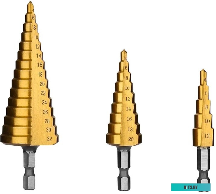 065-0533 Набор сверл DEKO SD03,  по металлу,  шестигранный (1/4HEX - E),  3шт [065-0533]