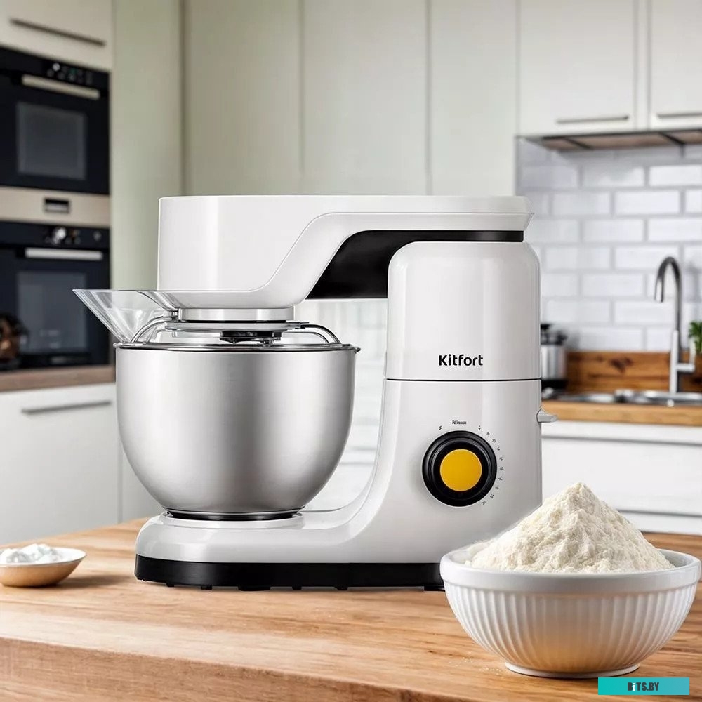 КТ-3414 Миксер планетарный KitFort КТ-3414, белый