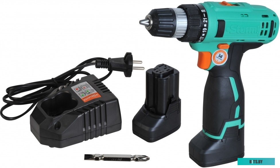 Дрель-шуруповерт Sturm CD3318LP (с 2-мя АКБ, кейс)