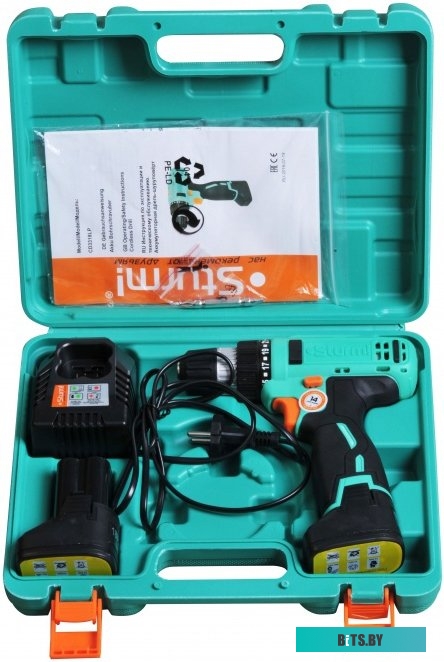 Дрель-шуруповерт Sturm CD3318LP (с 2-мя АКБ, кейс)