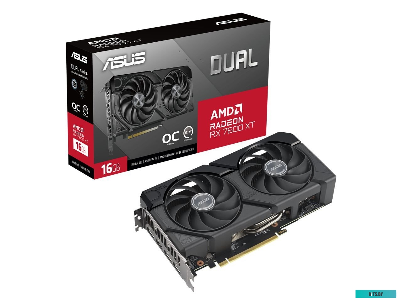 Видеокарта ASUS DUAL-RX7600XT-O16G DUAL-RX7600XT-O16G